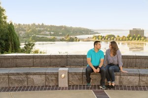 Ashley and Kris at Capitol Lake